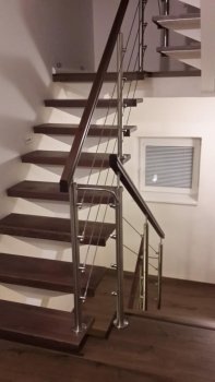 Interiérové nerezové zábradlie - rôzne