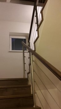 Interiérové nerezové zábradlie - rôzne