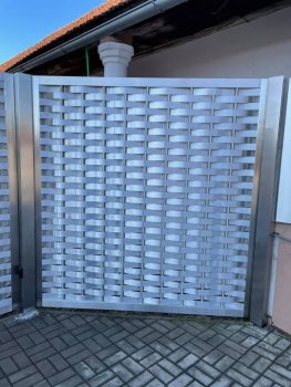 Nerezová prepletaná brána s automatizáciou